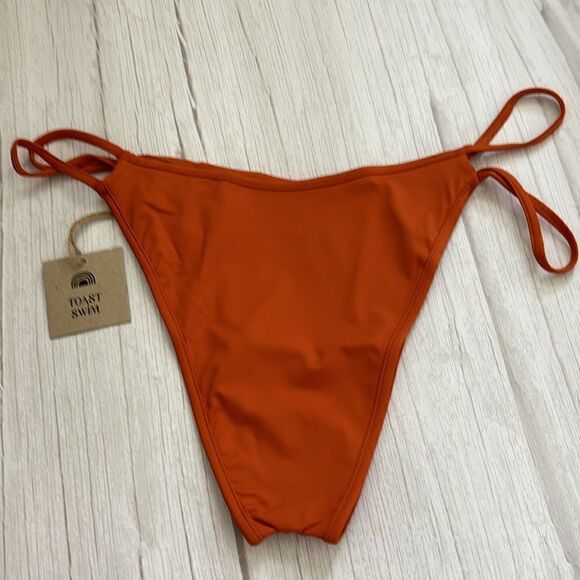 Toast Swim Signature Open Side Bottoms Rust L - Picture 4 of 7